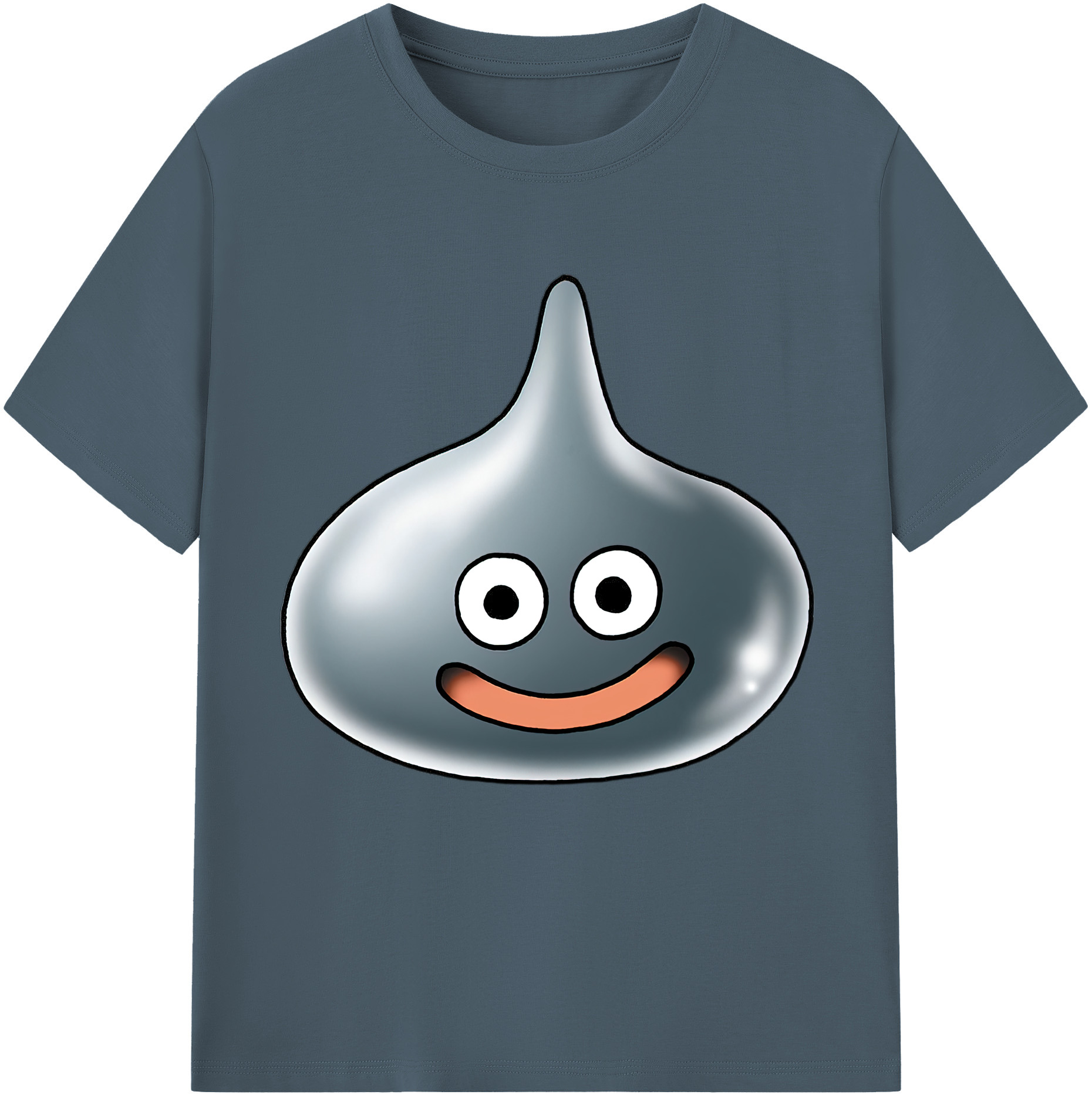 （画像用） ドラゴンクエスト Doragon Kuesuto Dragon Quest 綿100％半袖Tシャツ（フロントプリント）